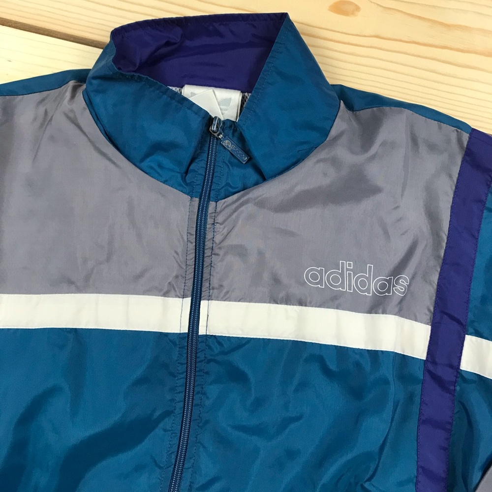 Vintage Adidas Trefoil Windbreaker - Picture 3 of 5